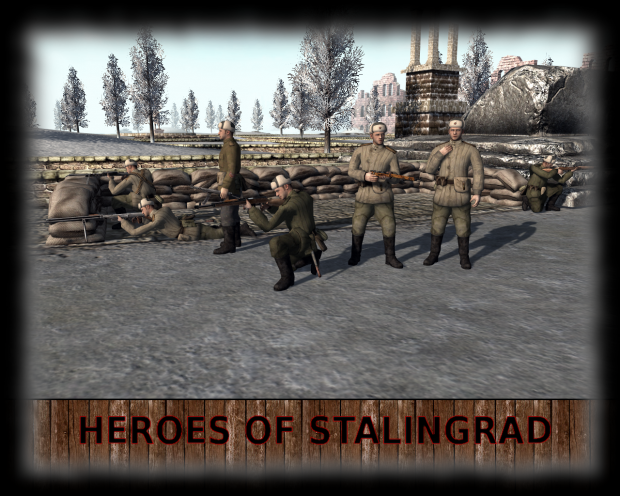 Russian soldiers near Fallen Fighters Square.