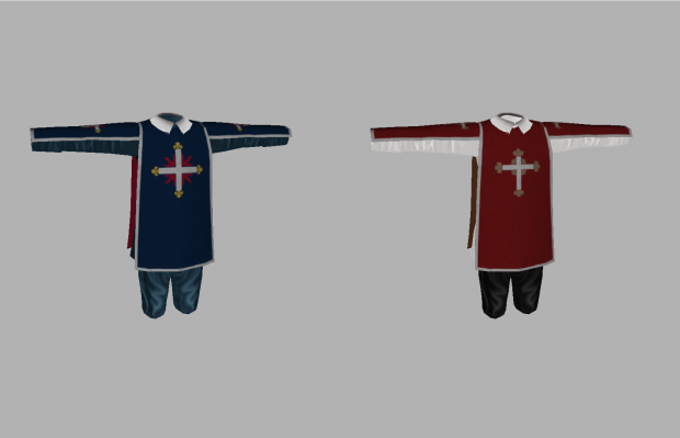 Musketeer Uniform and Cardinal Guard Uniform