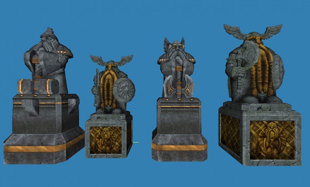 Dwarf statues