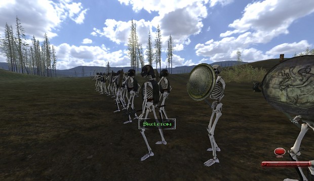 skeleton army