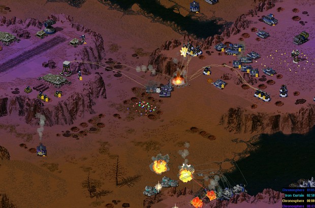 tank battles on Wasteland Domination map