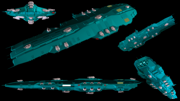 Hiigaran Battleship Concept Model