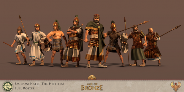 3D Art Dump #3 - The Hittites - Full Roster