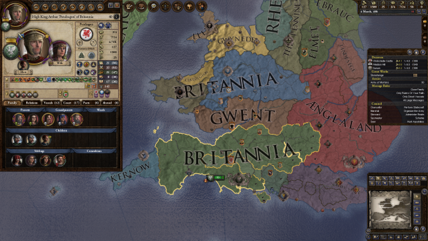 Arthur of Britannia in 496