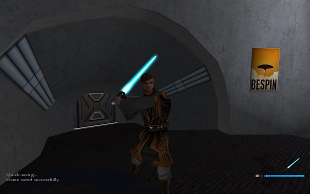 Anakin's face + testing new jedi robes