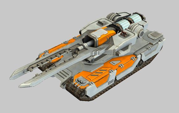 Railgun Tank (revamped model)