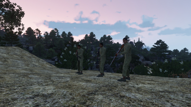 Screens of an early WIP ingame version of the NK uniform