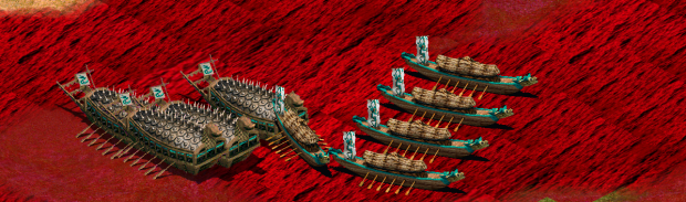 Ships on Blood Ocean