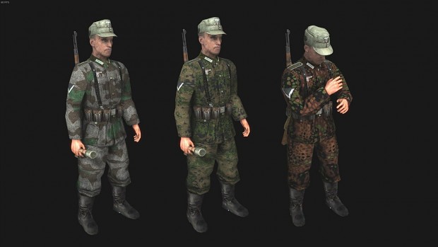 Germans in camouflage tunics (WIP)