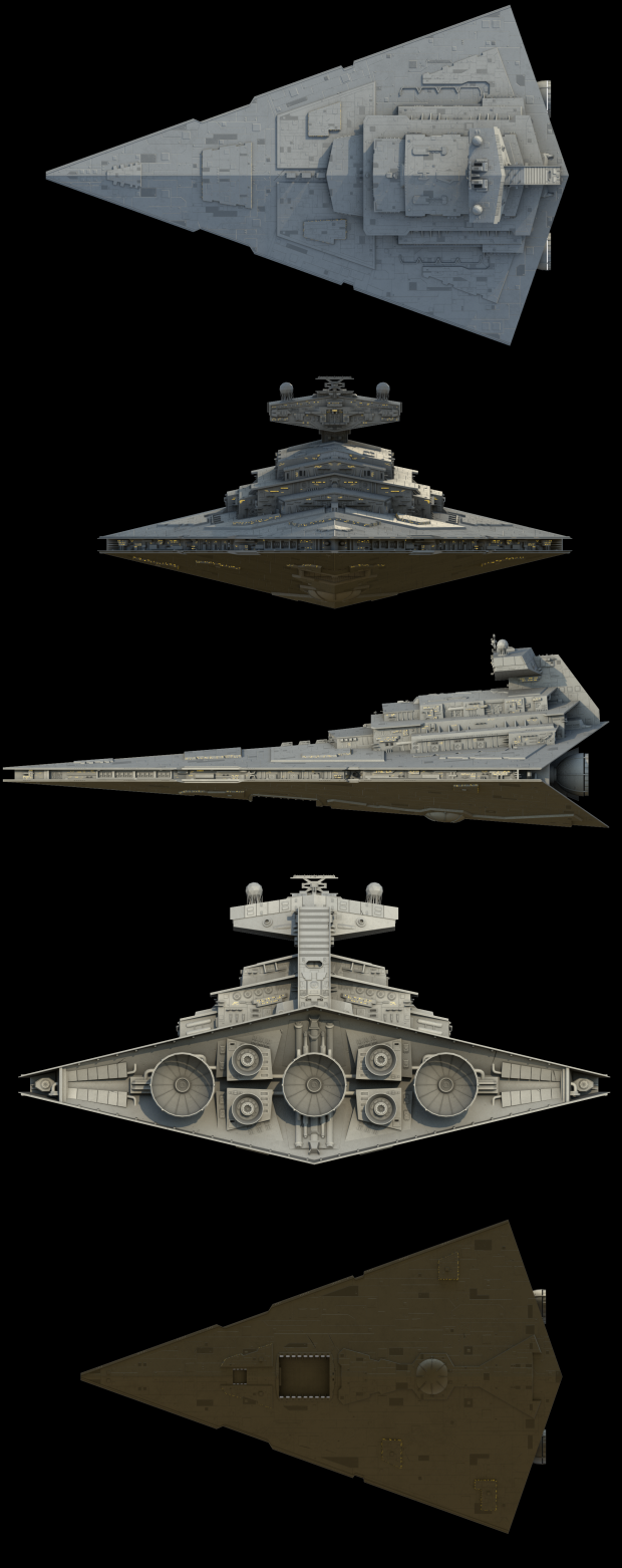 ISD I Orthographic view image - Republic Assault: The Clone Wars mod ...