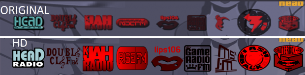 HD Radio icons