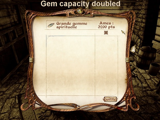 New gem capacity