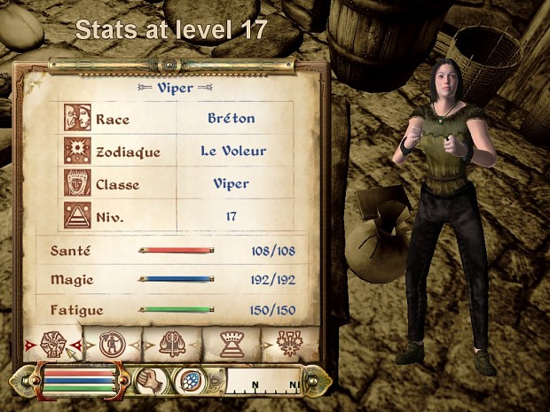 Stats at level 17