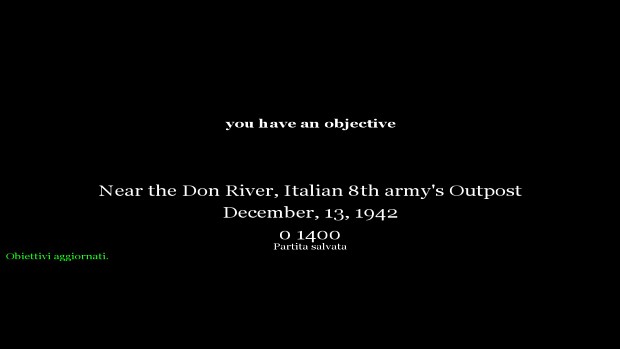 Italian mission: Don's river denfense.
