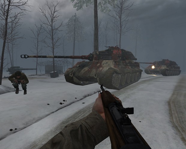Tiger II in the Ardennes