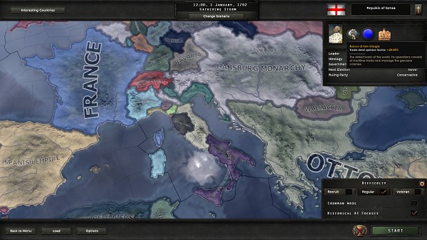 Reworked north italy