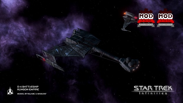 Klingon D-4 Battleship