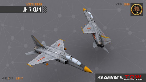 China tactical bomber JH7 XIAN