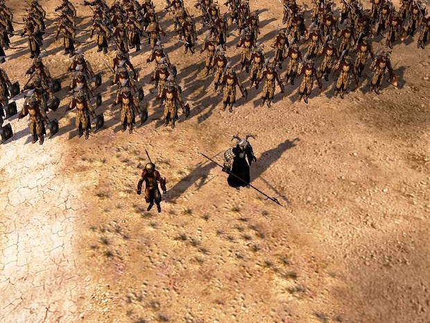 Lorgan & Khamul leading the Rhun troops