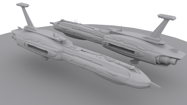 Providence-class Carrier/Destroyer [Untextured]