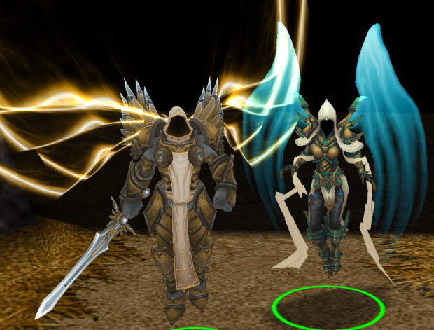 Tyrael and Auriel