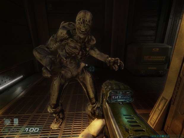 Doom 3 Hi Def running Sikkmod