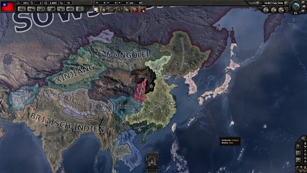 Reworked China map