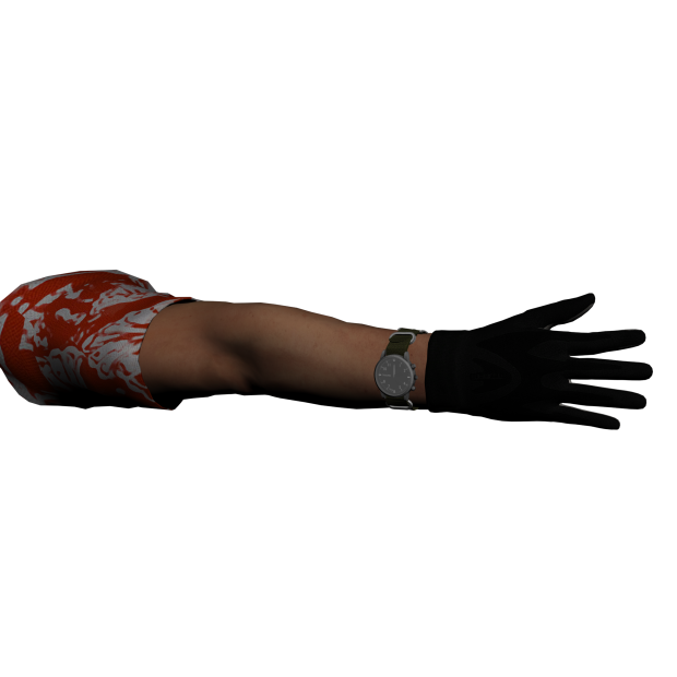 far cry 1 new mesh (3D Model) of hands for Jack Carver