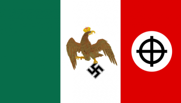 nazi mexico flag 1
