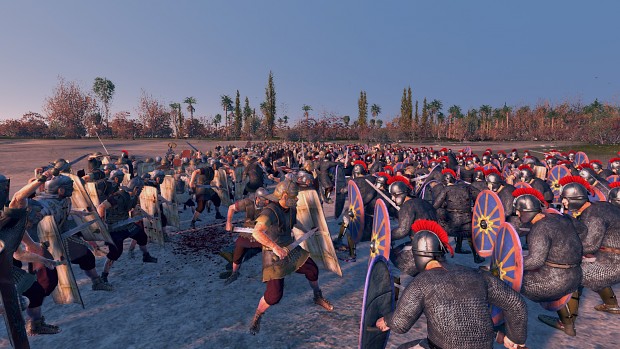 Roman Legionaires vs Roman Palat 1