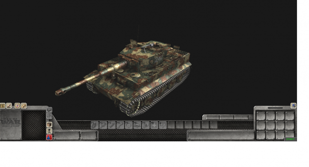 Ambush camouflage for tiger tank