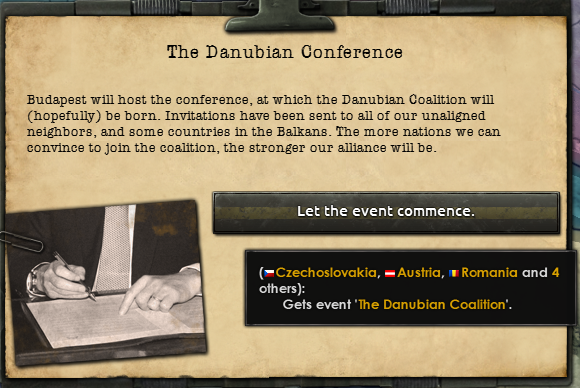 Danubian Coalition event