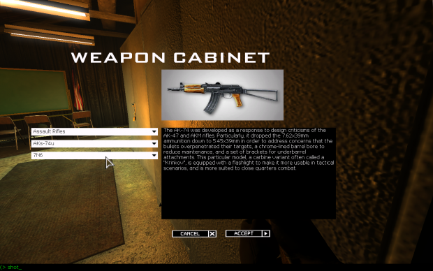v7: Weapon Cabinets