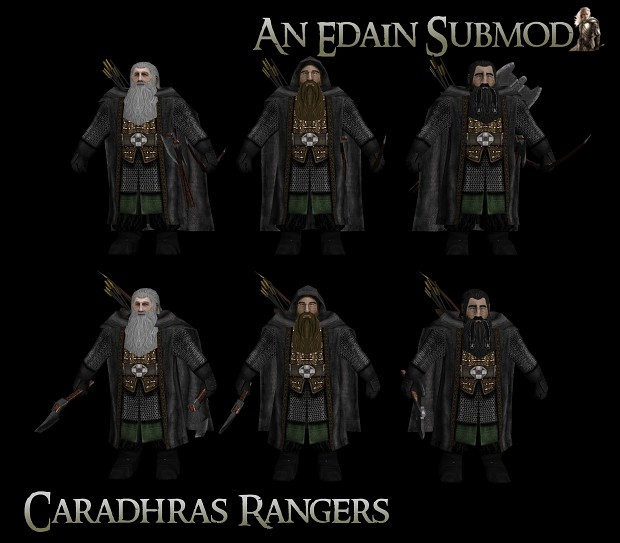 Caradhras Rangers weapons and variations