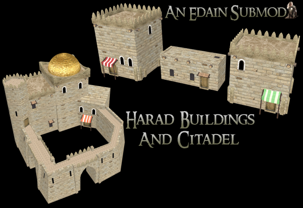 Some new models: Harad Buildings and Citadel