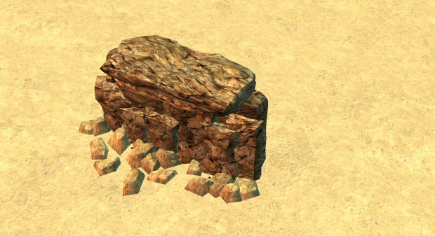 Rocks and Cliffs for Khand + Map builders system