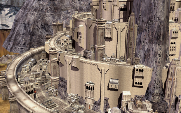 Some pictures of Minas Tirith advancement: