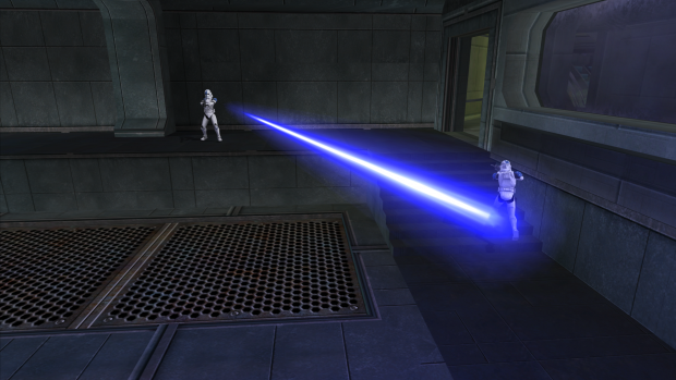 New blue laser effects and reworked DP-23 shotgun