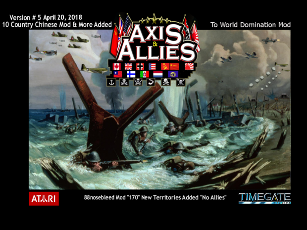 Axis & Allies RTS 10 Country Chinese Mod Version 5