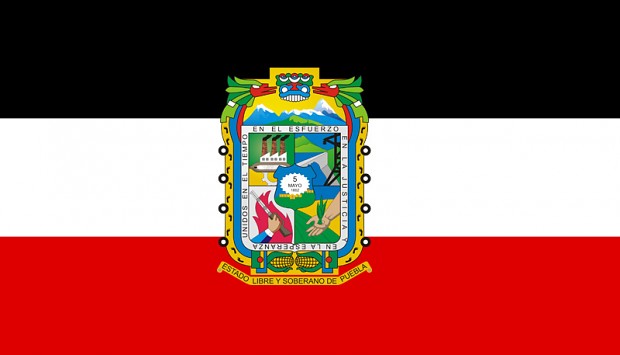 Puebla flag fascism