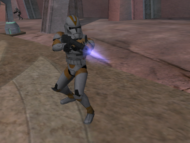212 Clone Trooper Shooting At Droids