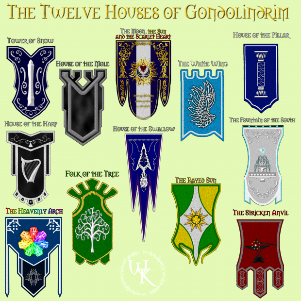 The Twelve Houses of Gondolindrim