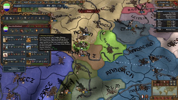 Rheinbund Ideas 6 Image - Colonial Wars: Realism Mod For Europa 