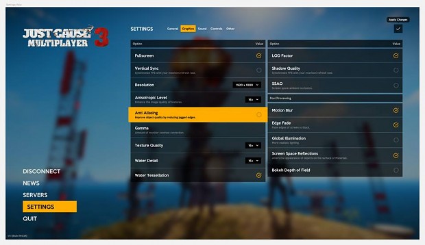 New Just Cause 3 Multiplayer UI