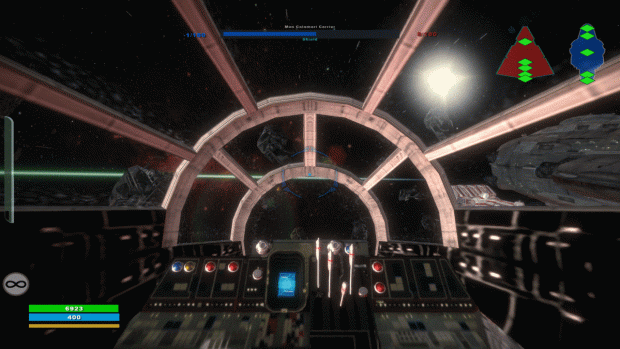 GCWv2: Millenium Falcon Cockpit Before and After