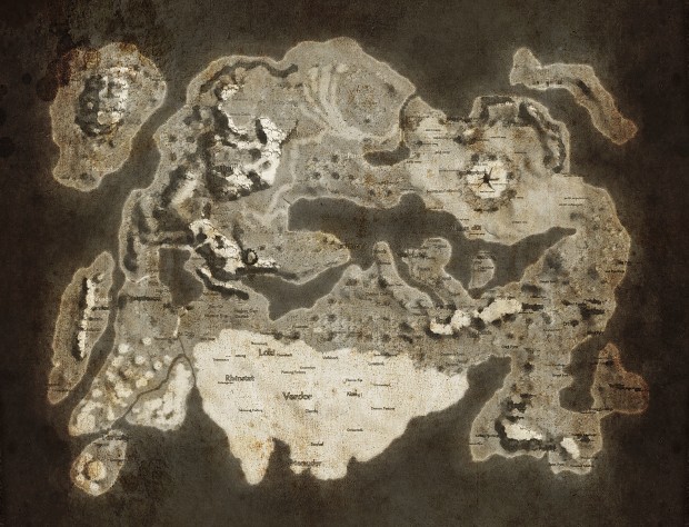 World Map Paradigm Worlds mod for Warband