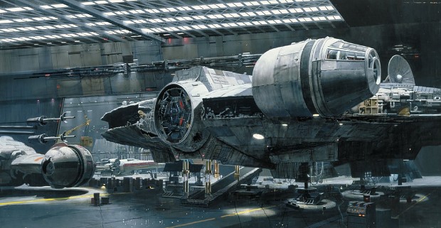 Rebel Hangar Millennium Falcon ROTJ