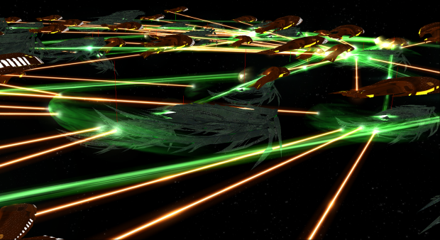 TNG Borg Advanced Tal Shiar Vessels vs Ferengi Fleet 02