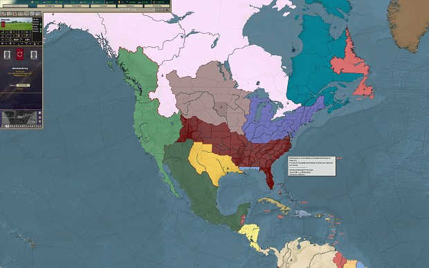 Alternate North America 1875