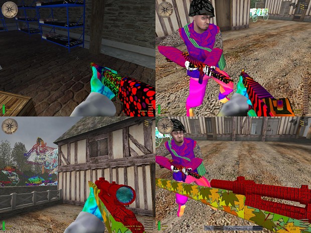 3 new weapon textures